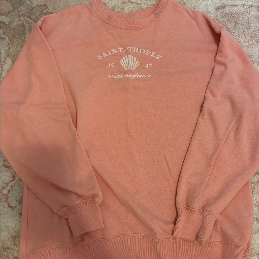 Hollister Saint-Tropez Pink Sweatshirt